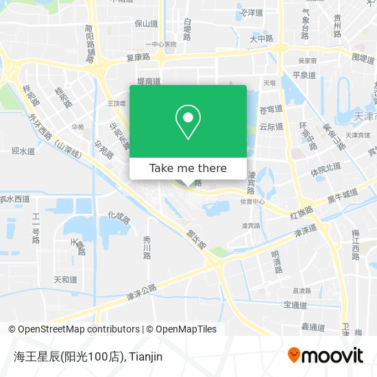海王星辰(阳光100店) map