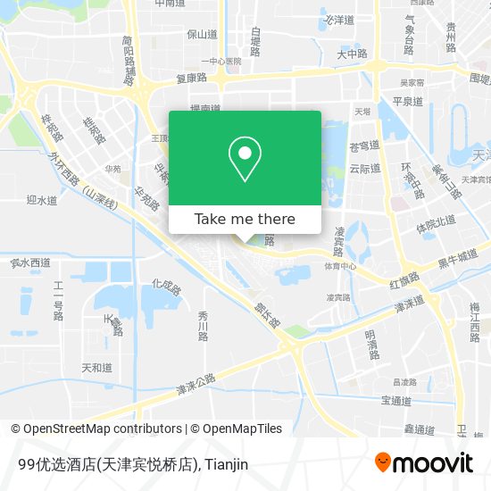 99优选酒店(天津宾悦桥店) map