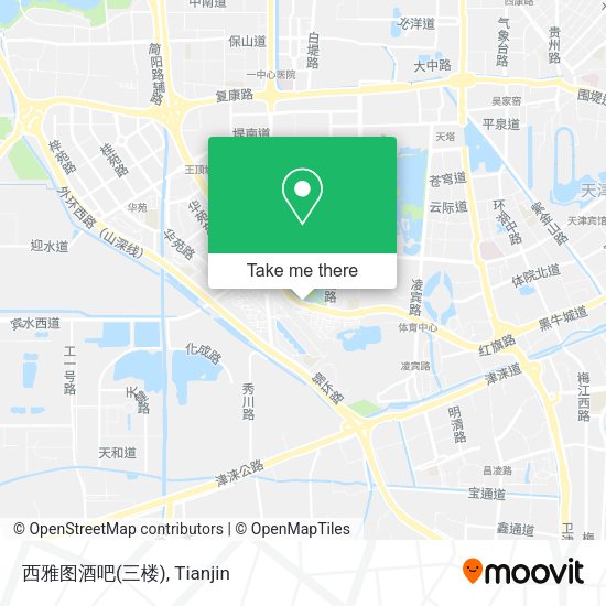 西雅图酒吧(三楼) map
