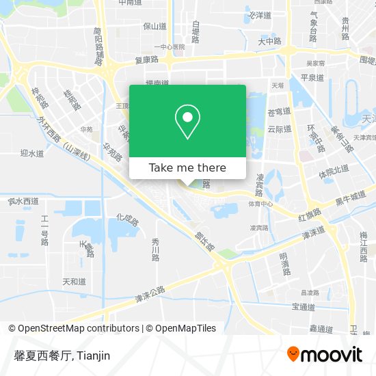 馨夏西餐厅 map
