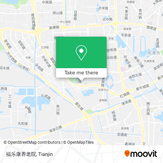 福乐康养老院 map