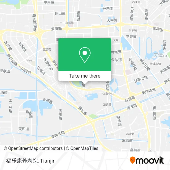 福乐康养老院 map