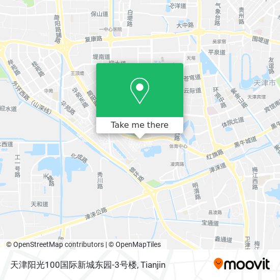 天津阳光100国际新城东园-3号楼 map