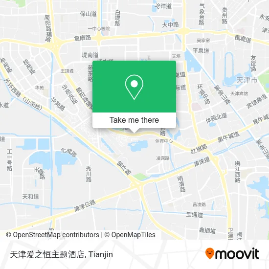 天津爱之恒主题酒店 map