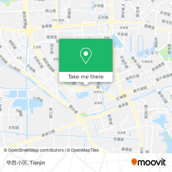 华胜小区 map