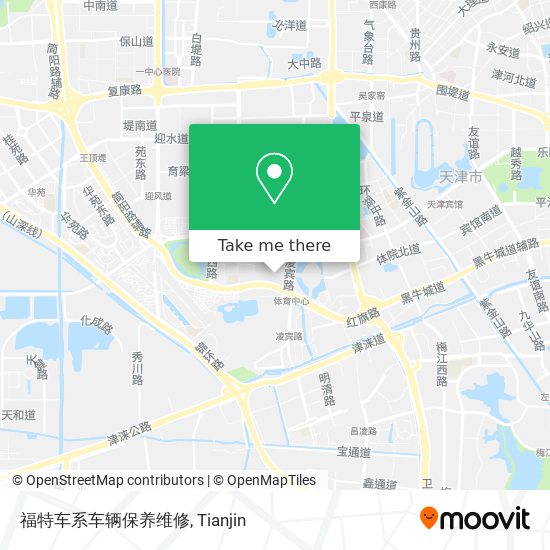 福特车系车辆保养维修 map