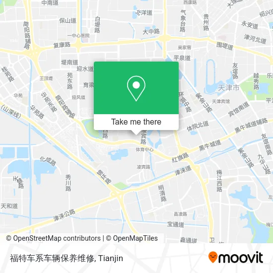 福特车系车辆保养维修 map