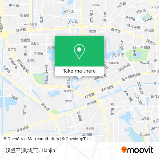 汉堡王(奥城店) map