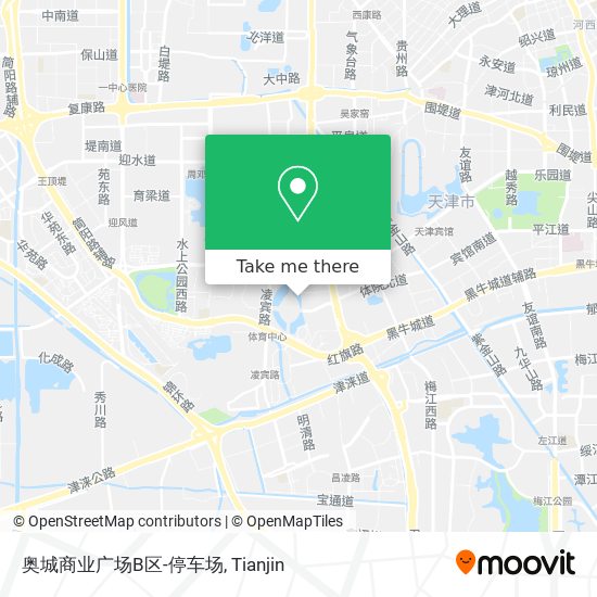 奥城商业广场B区-停车场 map
