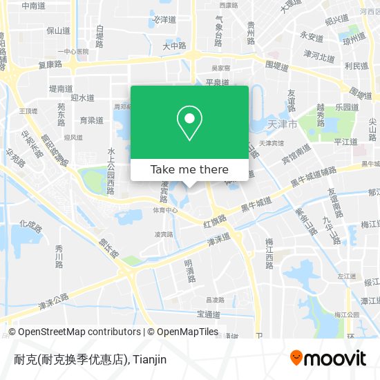 耐克(耐克换季优惠店) map