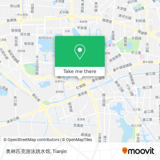 奥林匹克游泳跳水馆 map