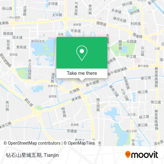 钻石山星城五期 map