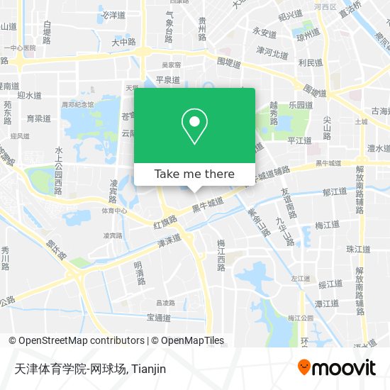 天津体育学院-网球场 map
