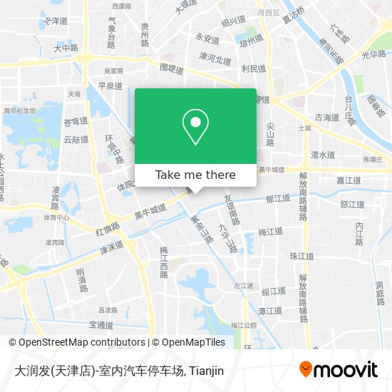 大润发(天津店)-室内汽车停车场 map