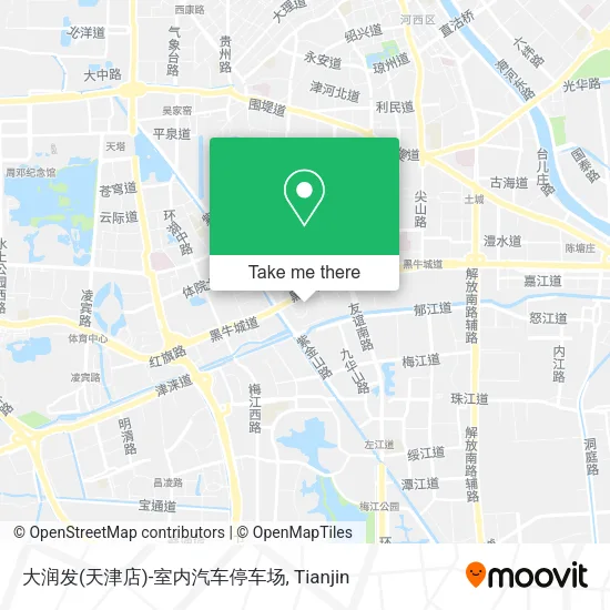 大润发(天津店)-室内汽车停车场 map