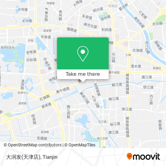 大润发(天津店) map