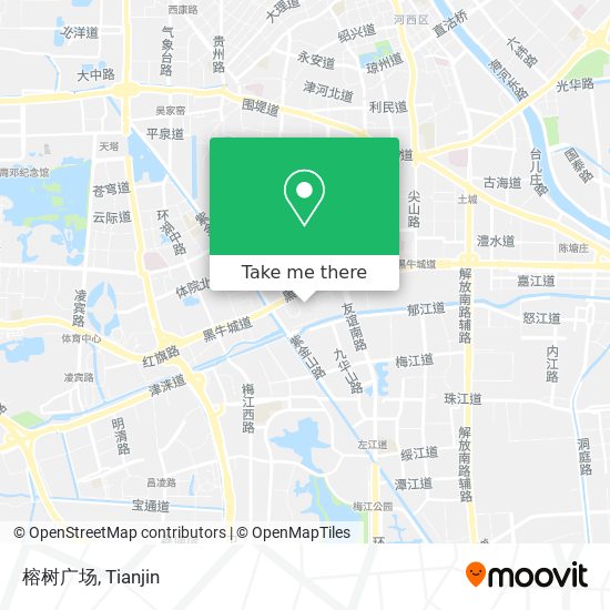 榕树广场 map