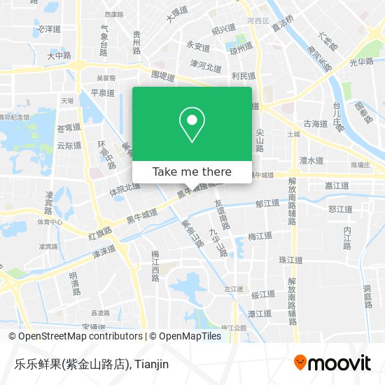 乐乐鲜果(紫金山路店) map