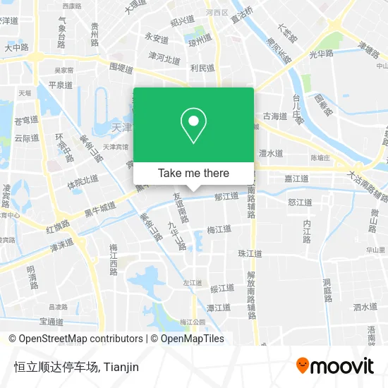 恒立顺达停车场 map