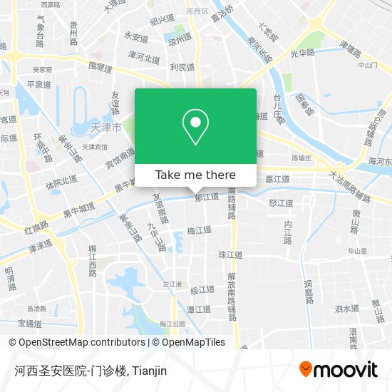 河西圣安医院-门诊楼 map