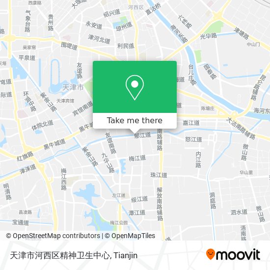 天津市河西区精神卫生中心 map