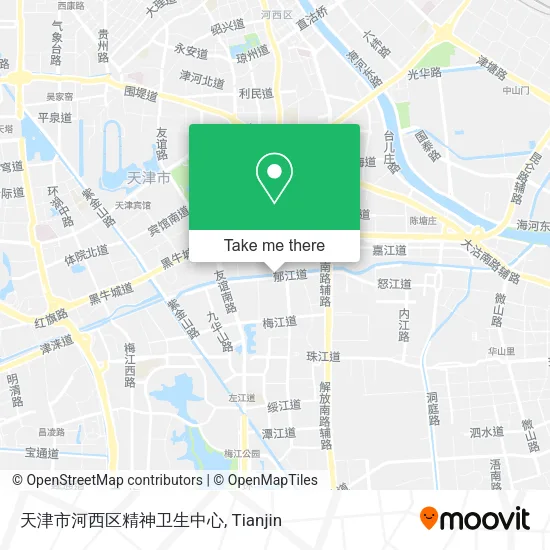 天津市河西区精神卫生中心 map