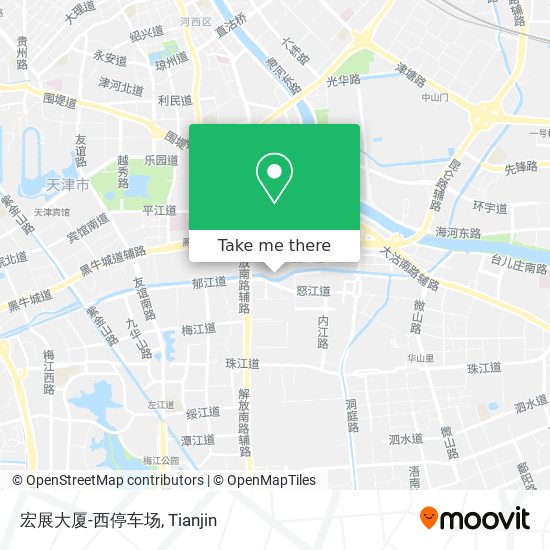 宏展大厦-西停车场 map