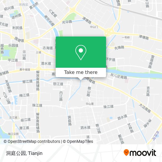 洞庭公园 map