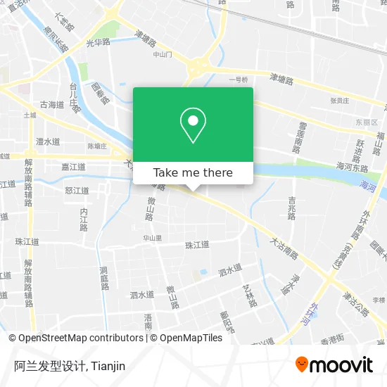 阿兰发型设计 map