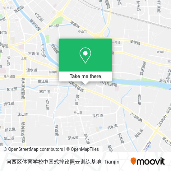 河西区体育学校中国式摔跤照云训练基地 map