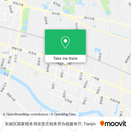 东丽区国家税务局张贵庄税务所办税服务厅 map