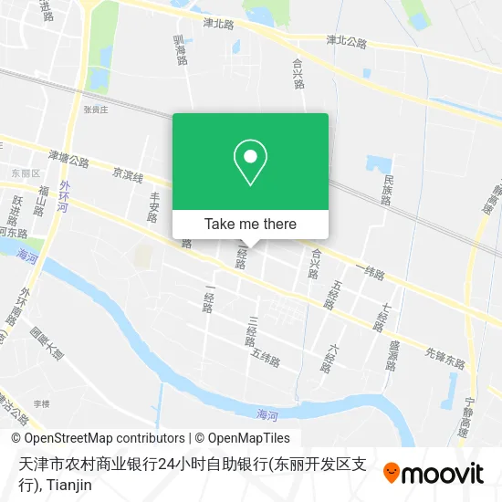 天津市农村商业银行24小时自助银行(东丽开发区支行) map