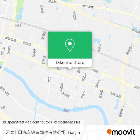 天津丰田汽车锻造部件有限公司 map