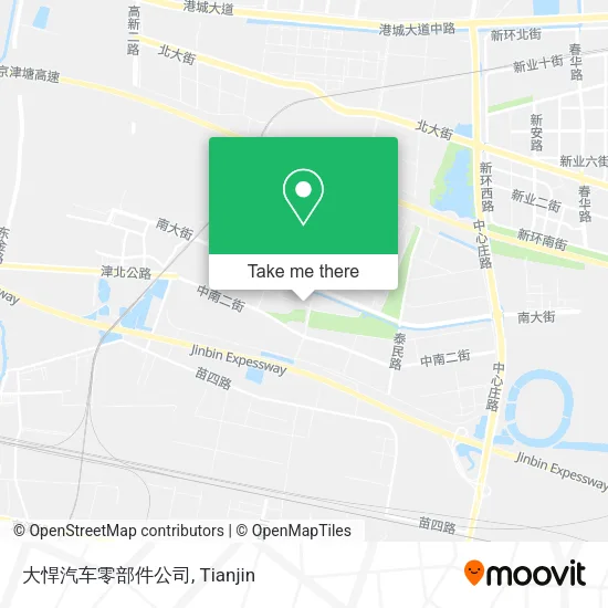 大悍汽车零部件公司 map