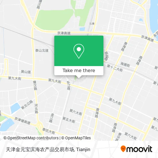 天津金元宝滨海农产品交易市场 map