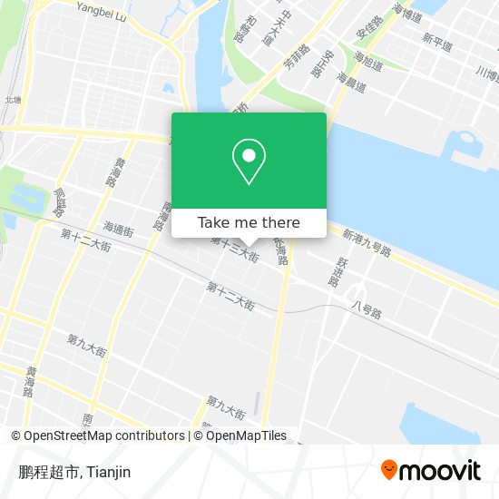 鹏程超市 map