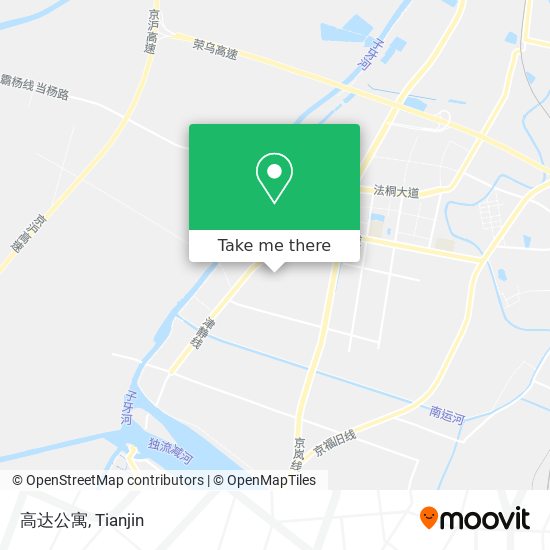 高达公寓 map