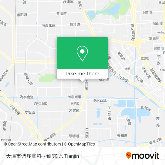 天津市调序脑科学研究所 map