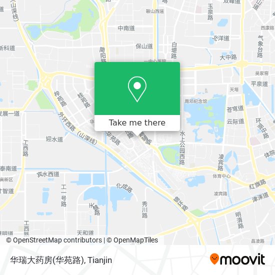 华瑞大药房(华苑路) map