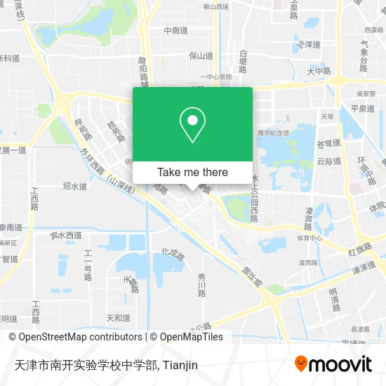 天津市南开实验学校中学部 map