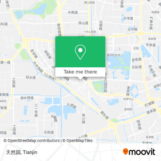 天然园 map