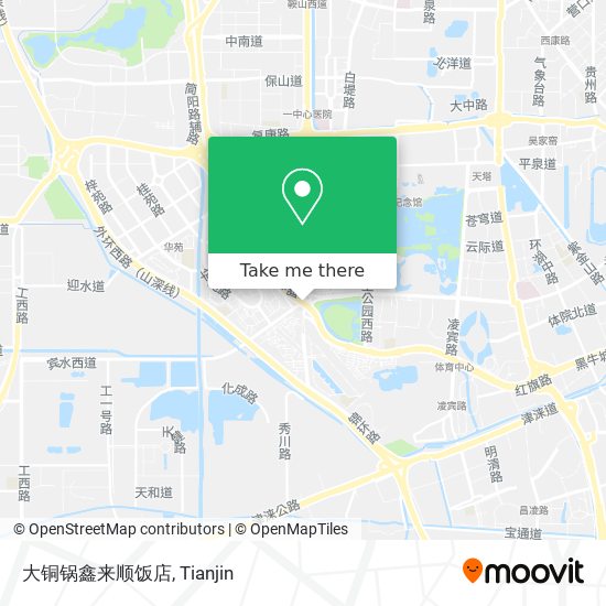 大铜锅鑫来顺饭店 map