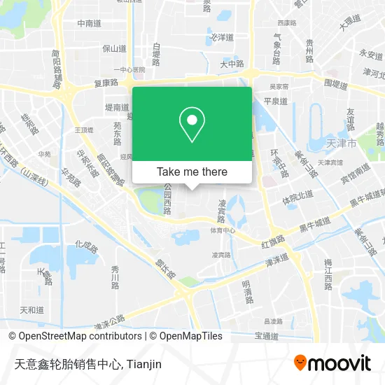 天意鑫轮胎销售中心 map