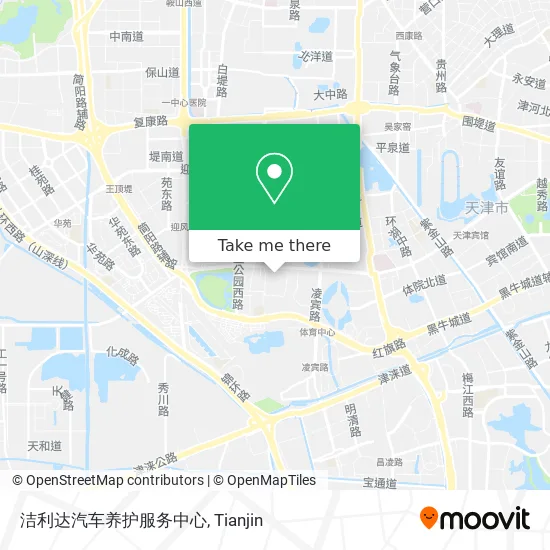 洁利达汽车养护服务中心 map