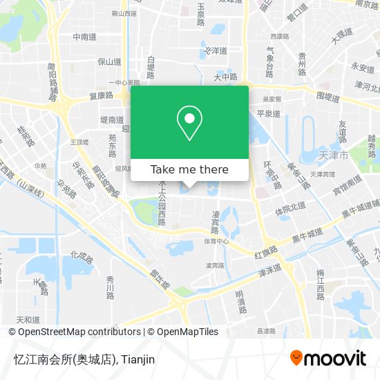 忆江南会所(奥城店) map