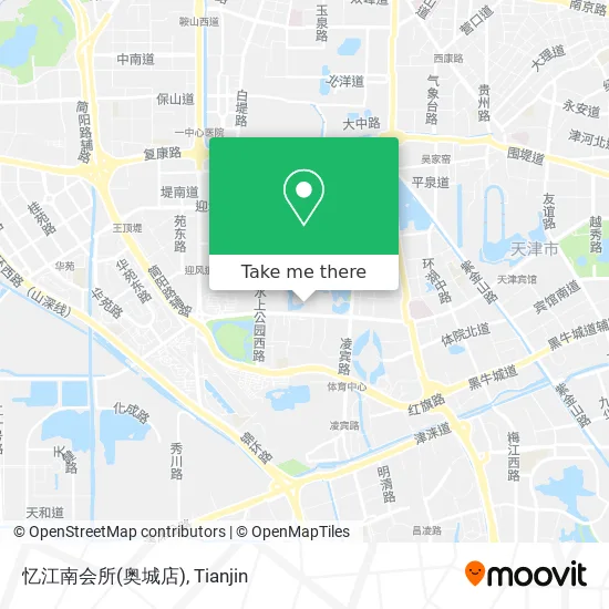 忆江南会所(奥城店) map