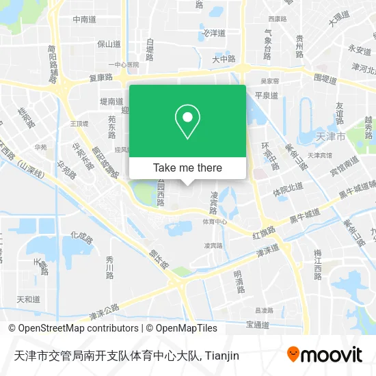 天津市交管局南开支队体育中心大队 map