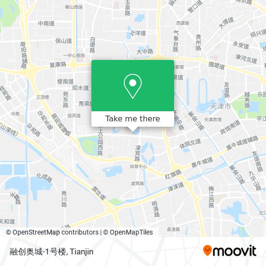 融创奥城-1号楼 map