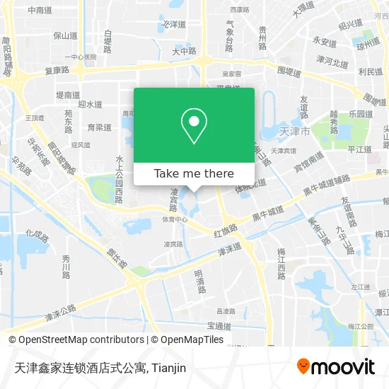 天津鑫家连锁酒店式公寓 map