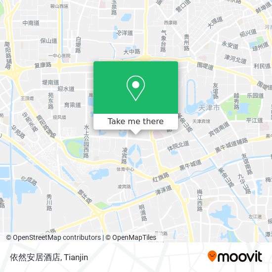 依然安居酒店 map